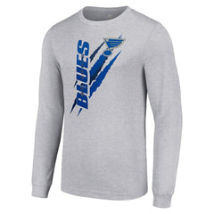 NHL St. Louis Blues Starter Color Scratch Long-Sleeve T-Shirt