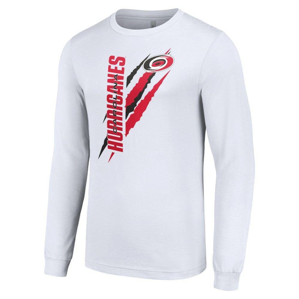 NHL Carolina Hurricanes Starter Color Scratch Long-Sleeve T-Shirt