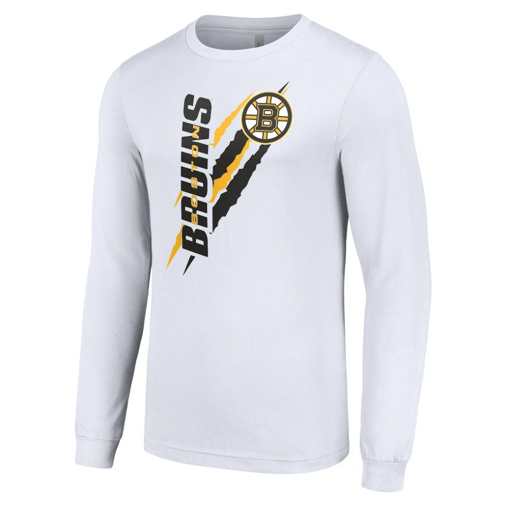 NHL Boston Bruins Starter Color Scratch Long-Sleeve T-Shirt