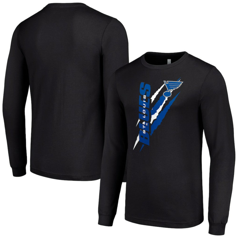NHL St. Louis Blues Starter Color Scratch Long-Sleeve T-Shirt