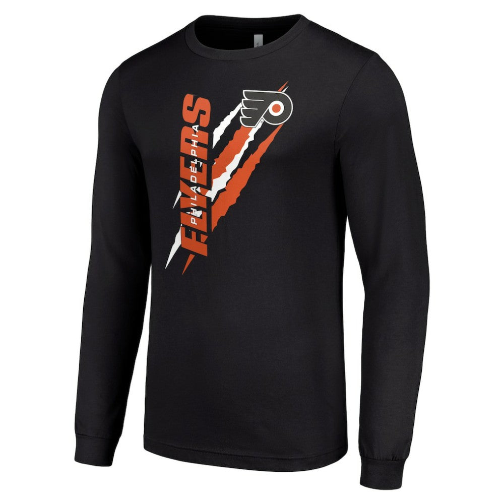 NHL Philadelphia Flyers Starter Color Scratch Long-Sleeve T-Shirt
