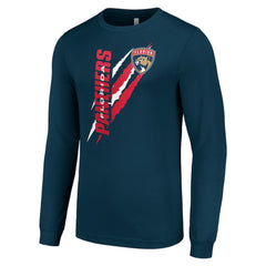 NHL Florida Panthers Starter Color Scratch Long-Sleeve T-Shirt