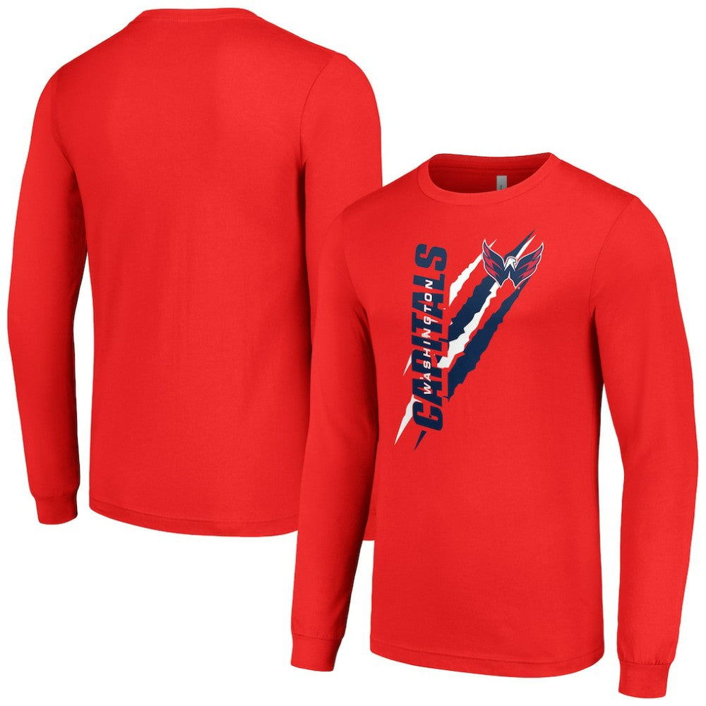 NHL Washington Capitals Starter Color Scratch Long-Sleeve T-Shirt