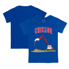 Royal Chicago Cubs Tiny Turnip Youth Excavator T-Shirt