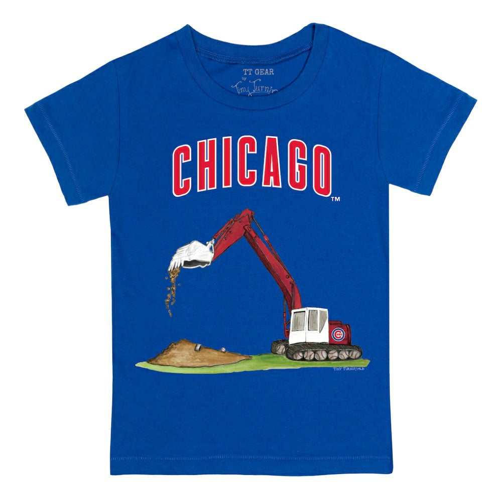 Royal Chicago Cubs Tiny Turnip Youth Excavator T-Shirt