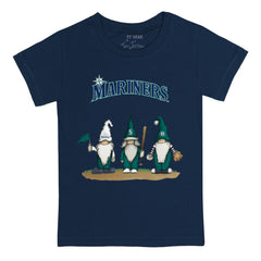 Navy Seattle Mariners Tiny Turnip Youth Gnomes T-Shirt