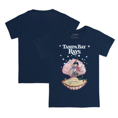 Navy Tampa Bay Rays Tiny Turnip Youth Mermaid T-Shirt