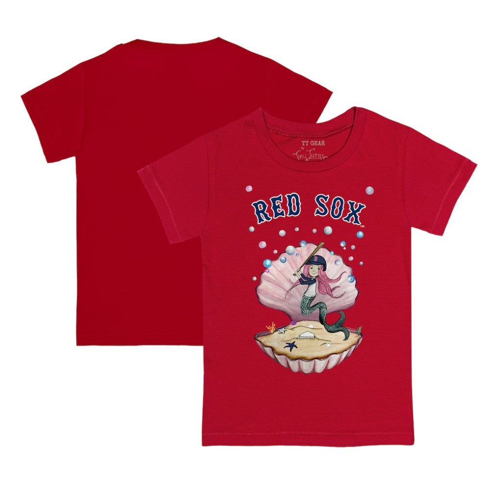 Red Boston Red Sox Tiny Turnip Youth Mermaid T-Shirt