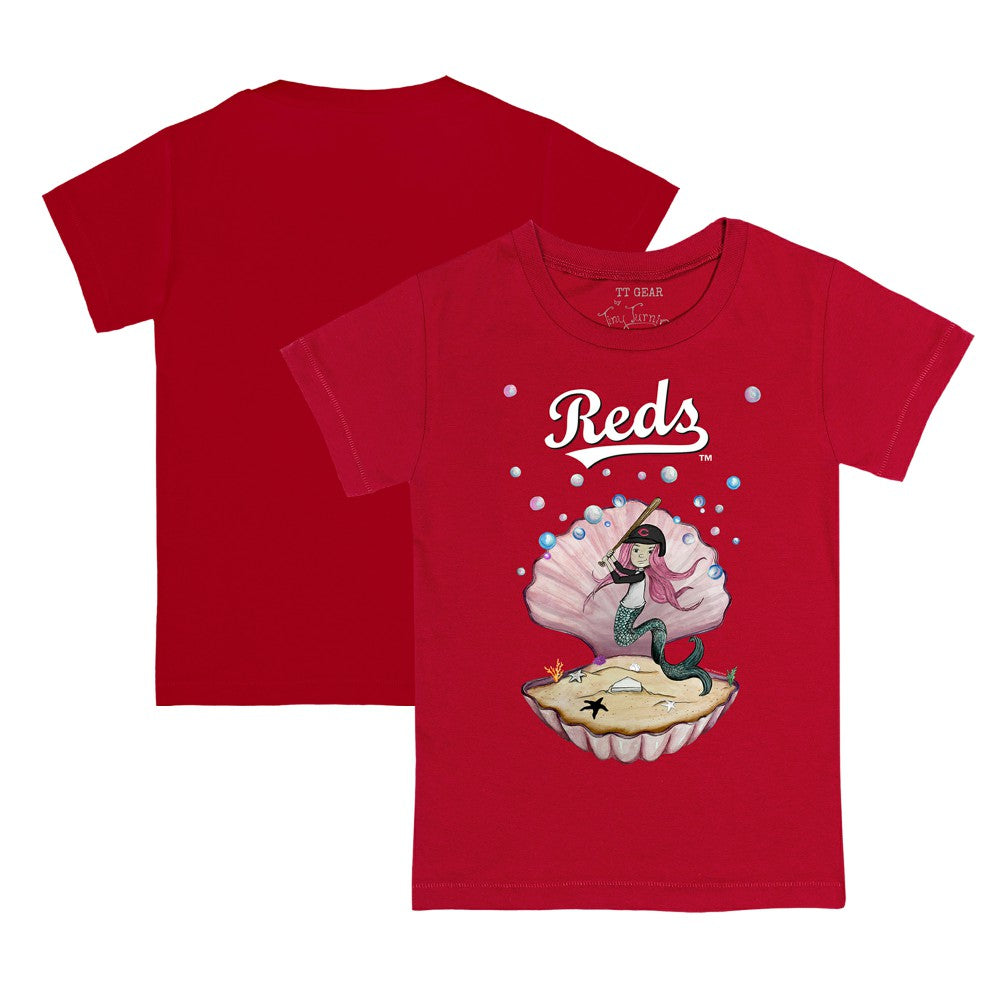 Red Cincinnati Reds Tiny Turnip Youth Mermaid T-Shirt