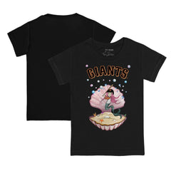 Black San Francisco Giants Tiny Turnip Youth Mermaid T-Shirt