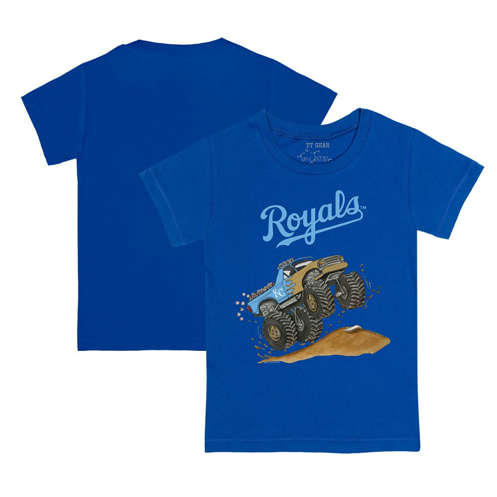 Royal Kansas City Royals Tiny Turnip Youth Monster Truck T-Shirt