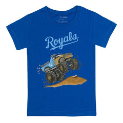 Royal Kansas City Royals Tiny Turnip Youth Monster Truck T-Shirt