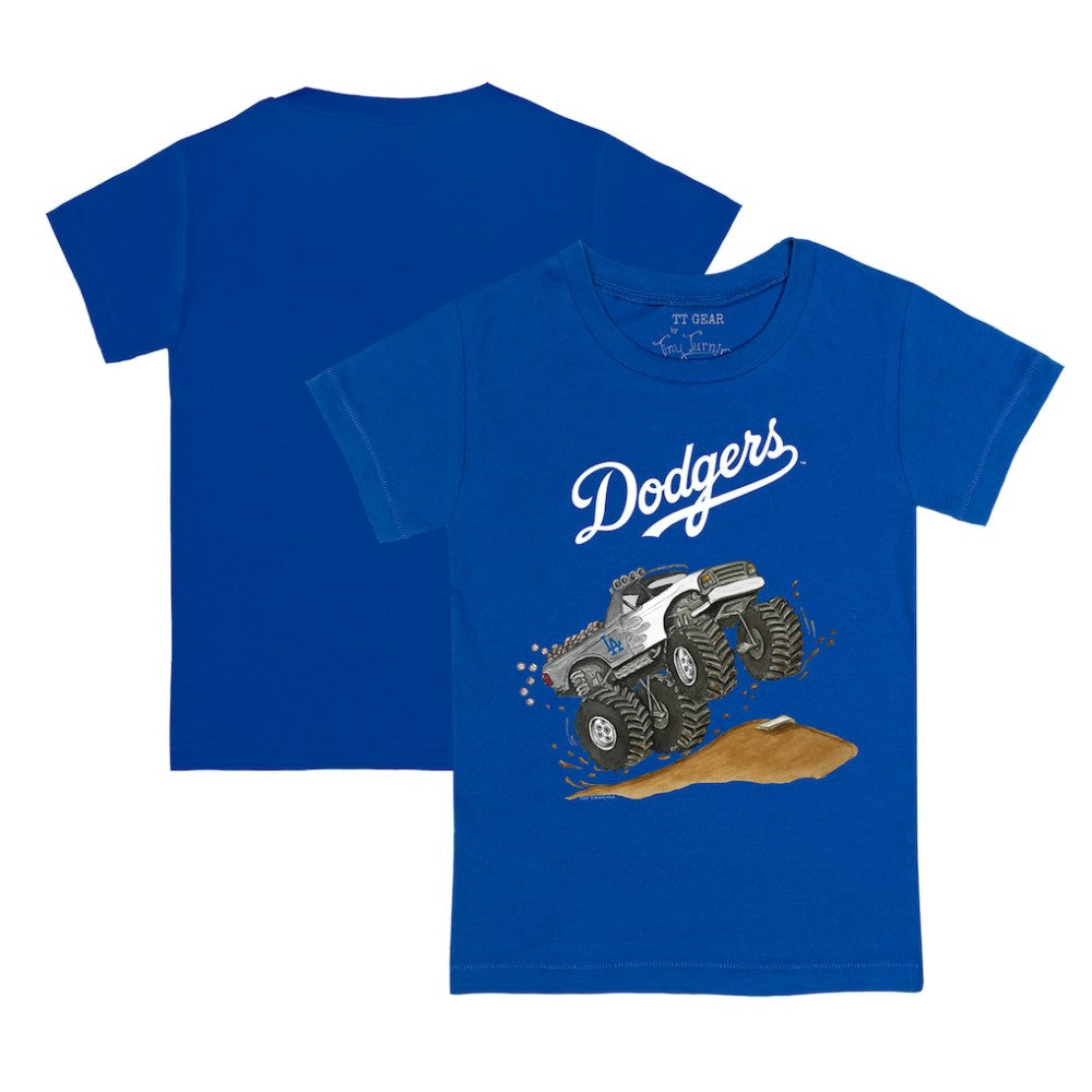 Royal Los Angeles Dodgers Tiny Turnip Youth Monster Truck T-Shirt