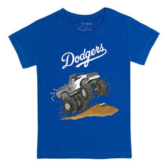 Royal Los Angeles Dodgers Tiny Turnip Youth Monster Truck T-Shirt