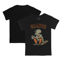 Black San Francisco Giants Tiny Turnip Youth Triceratops T-Shirt