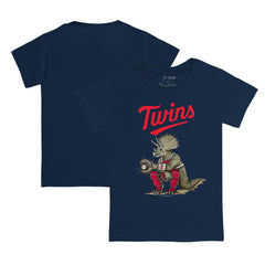Navy Minnesota Twins Tiny Turnip Youth Triceratops T-Shirt