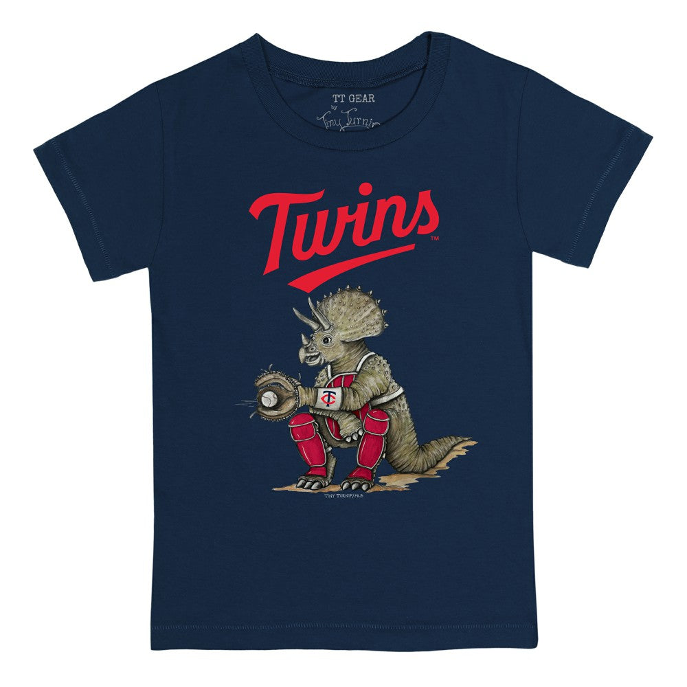 Navy Minnesota Twins Tiny Turnip Youth Triceratops T-Shirt