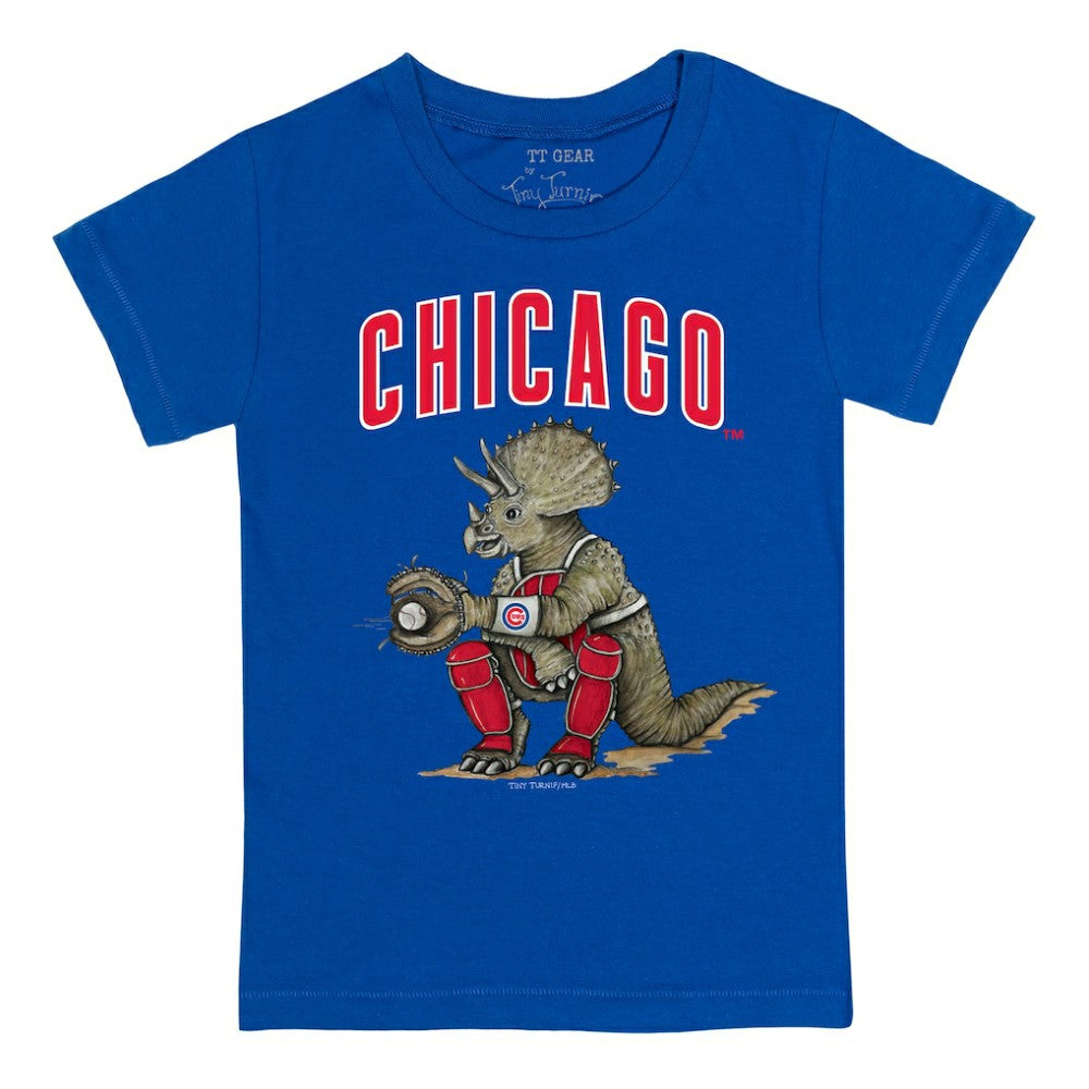 Royal Chicago Cubs Tiny Turnip Youth Triceratops T-Shirt