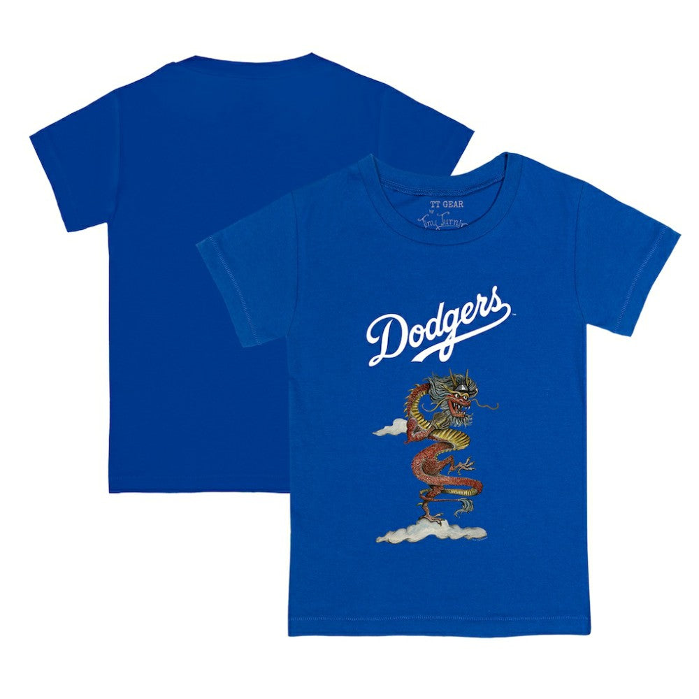 Royal Los Angeles Dodgers Tiny Turnip Youth 2024 Year of the Dragon T-Shirt
