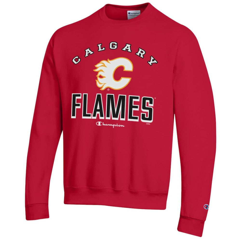 NHL Calgary Flames Champion Eco Powerblend Crewneck Sweatshirt