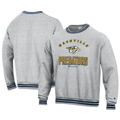 NHL Nashville Predators Champion Reverse Weave Yarn Dye Pullover Sweatshirt