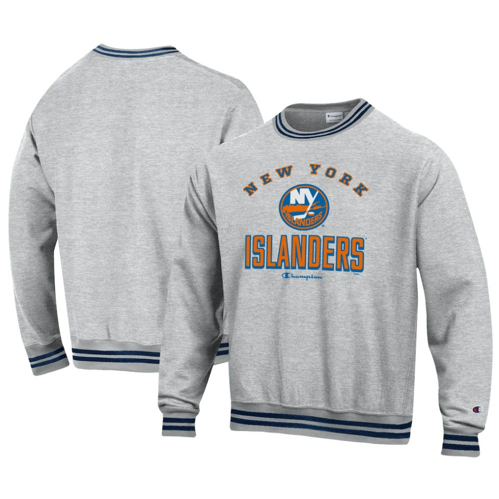 NHL New York Islanders Champion Reverse Weave Yarn Dye Pullover Sweatshirt