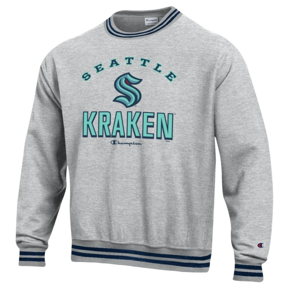 NHL Seattle Kraken Champion Reverse Weave Yarn Dye Pullover Sweatshirt