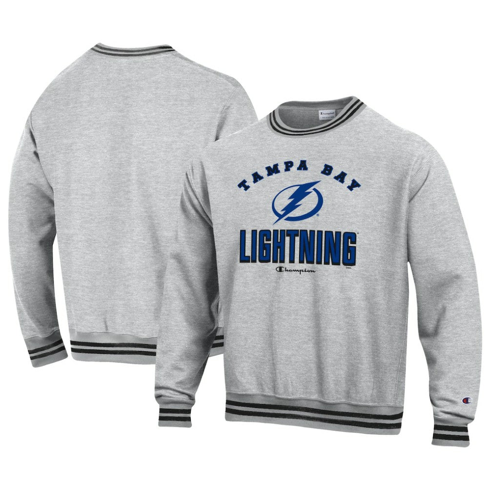 NHL Tampa Bay Lightning Champion Reverse Weave Yarn Dye Pullover Sweatshirt