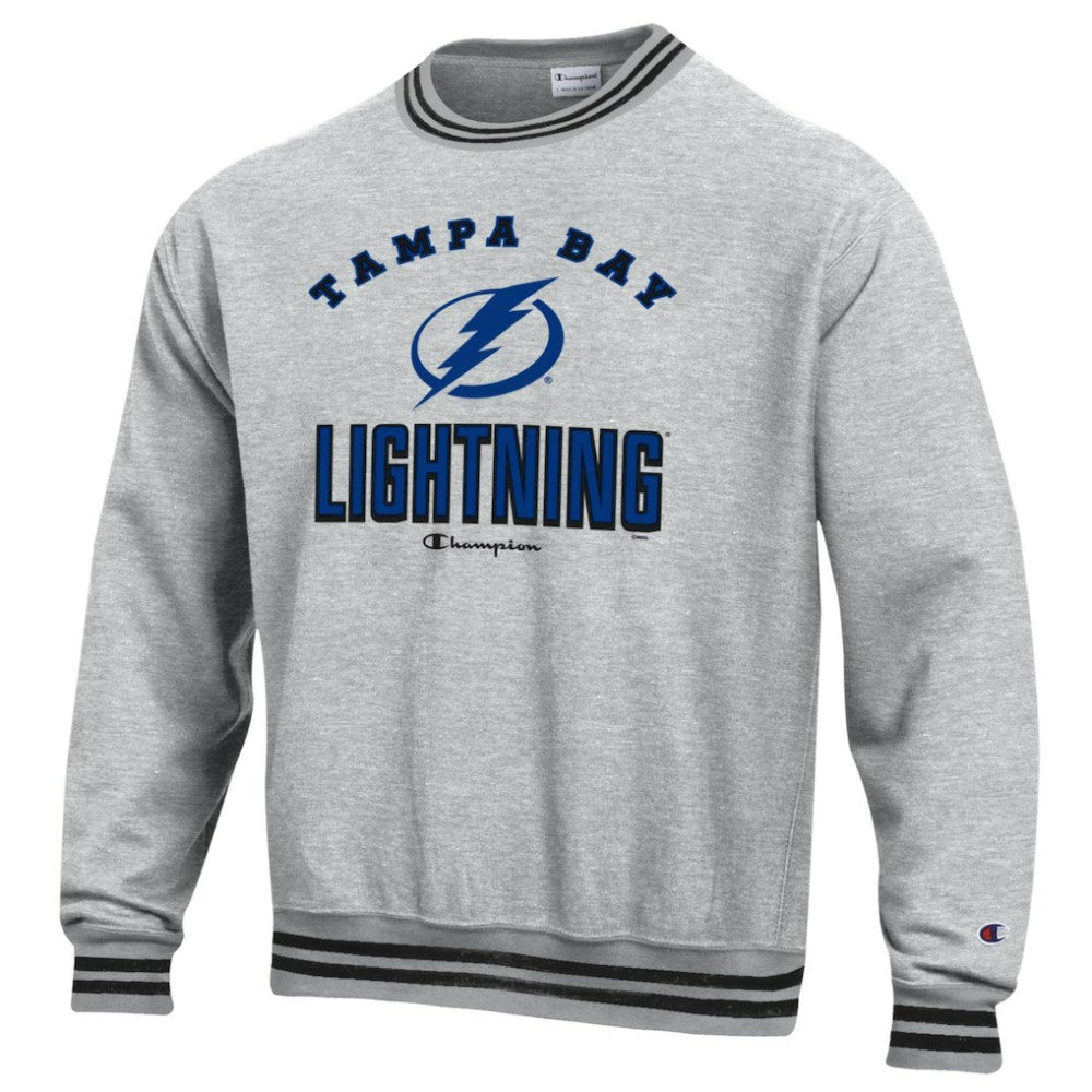 NHL Tampa Bay Lightning Champion Reverse Weave Yarn Dye Pullover Sweatshirt