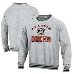 NHL Anaheim Ducks Champion Reverse Weave Yarn Dye Pullover Sweatshirt