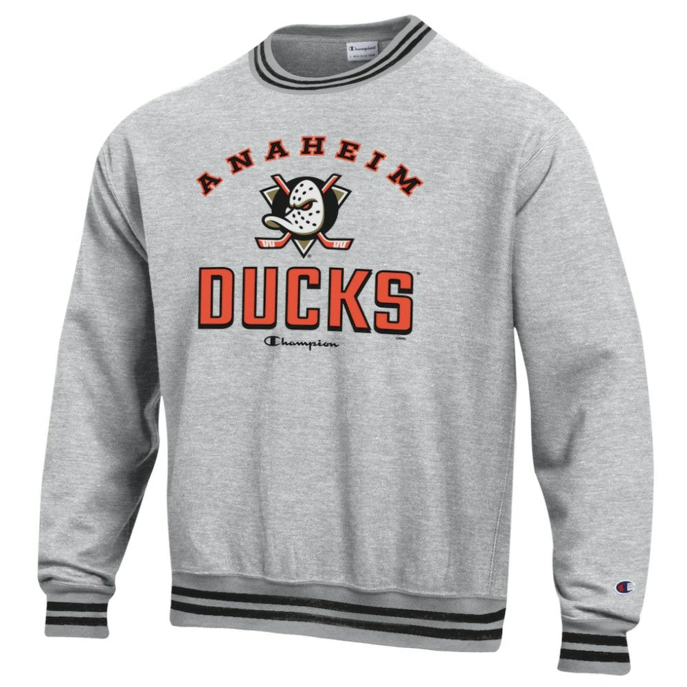 NHL Anaheim Ducks Champion Reverse Weave Yarn Dye Pullover Sweatshirt