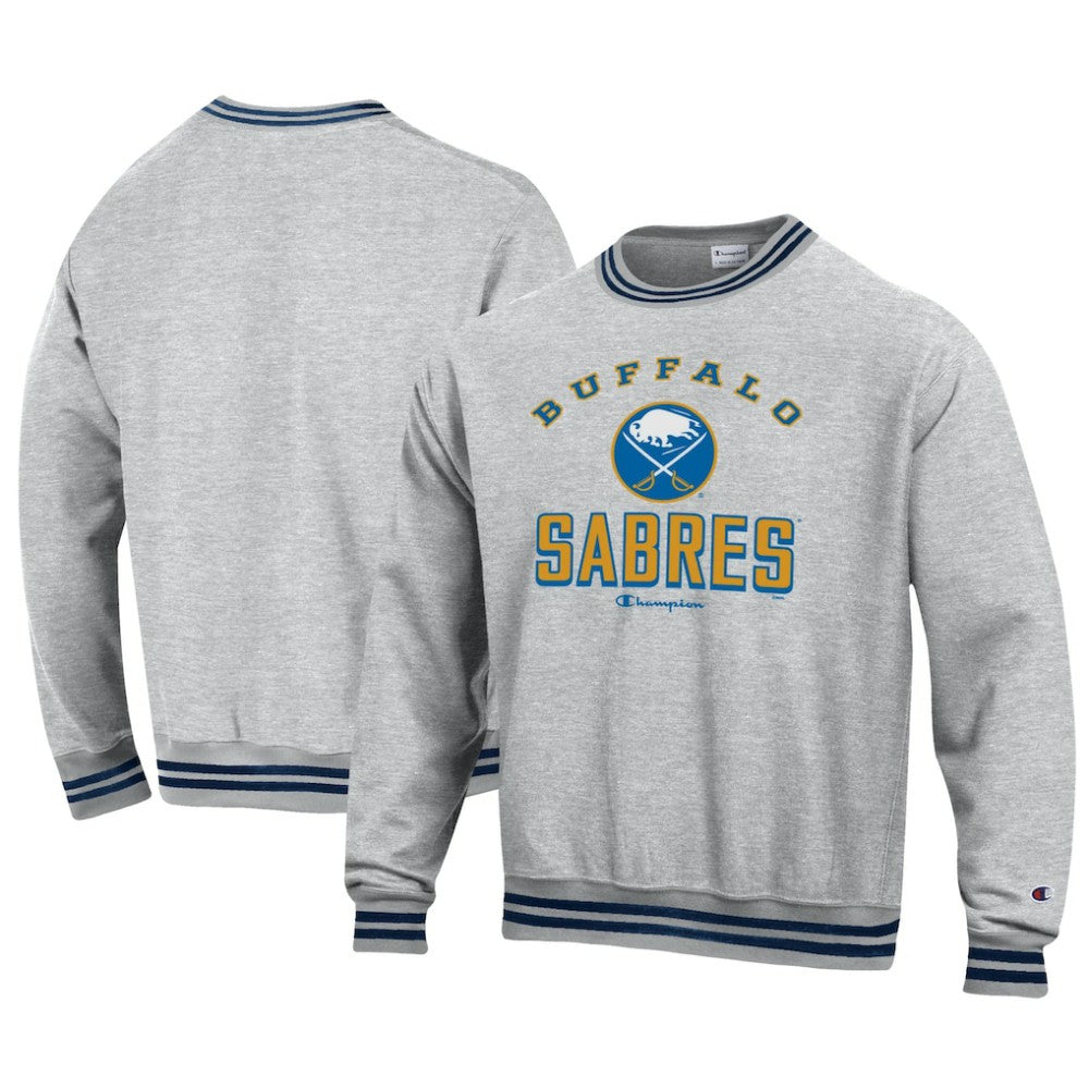 NHL Buffalo Sabres Champion Reverse Weave Yarn Dye Pullover Sweatshirt