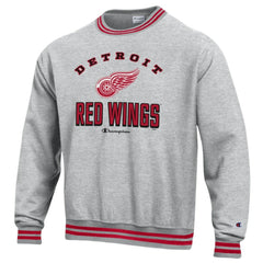 NHL Detroit Red Wings Champion Reverse Weave Yarn Dye Pullover Sweatshirt