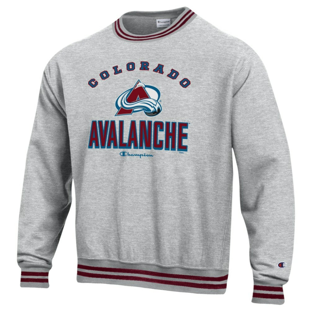 NHL Colorado Avalanche Champion Reverse Weave Yarn Dye Pullover Sweatshirt