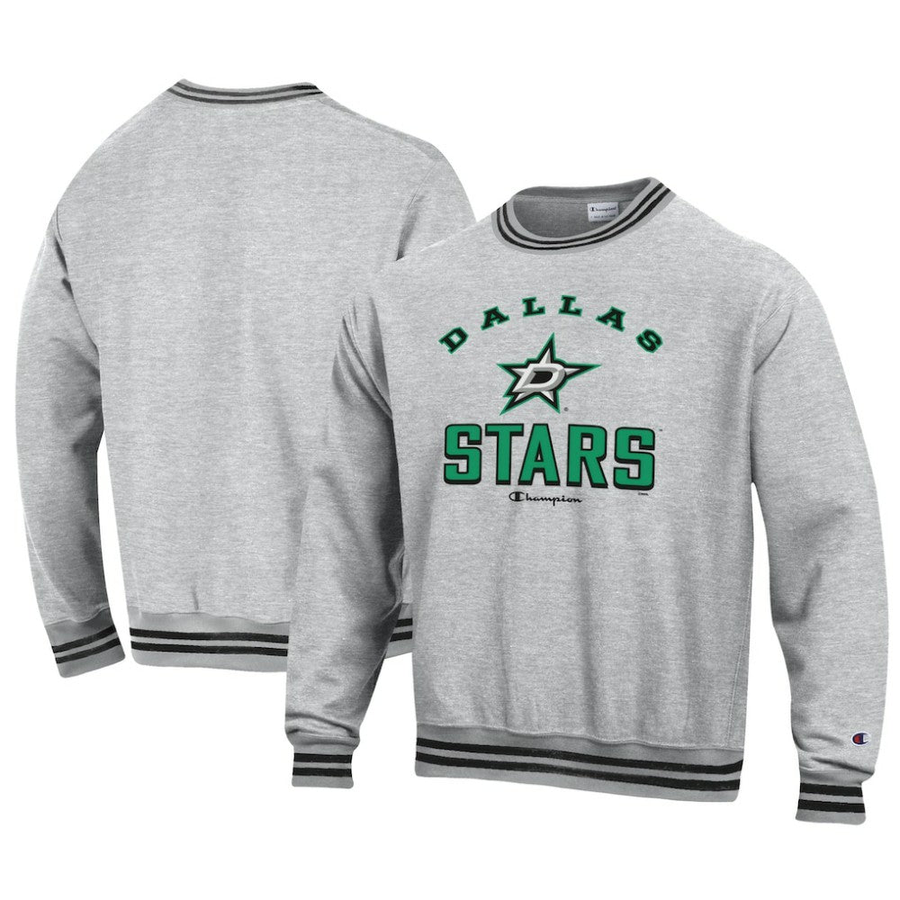 NHL Dallas Stars Champion Reverse Weave Yarn Dye Pullover Sweatshirt
