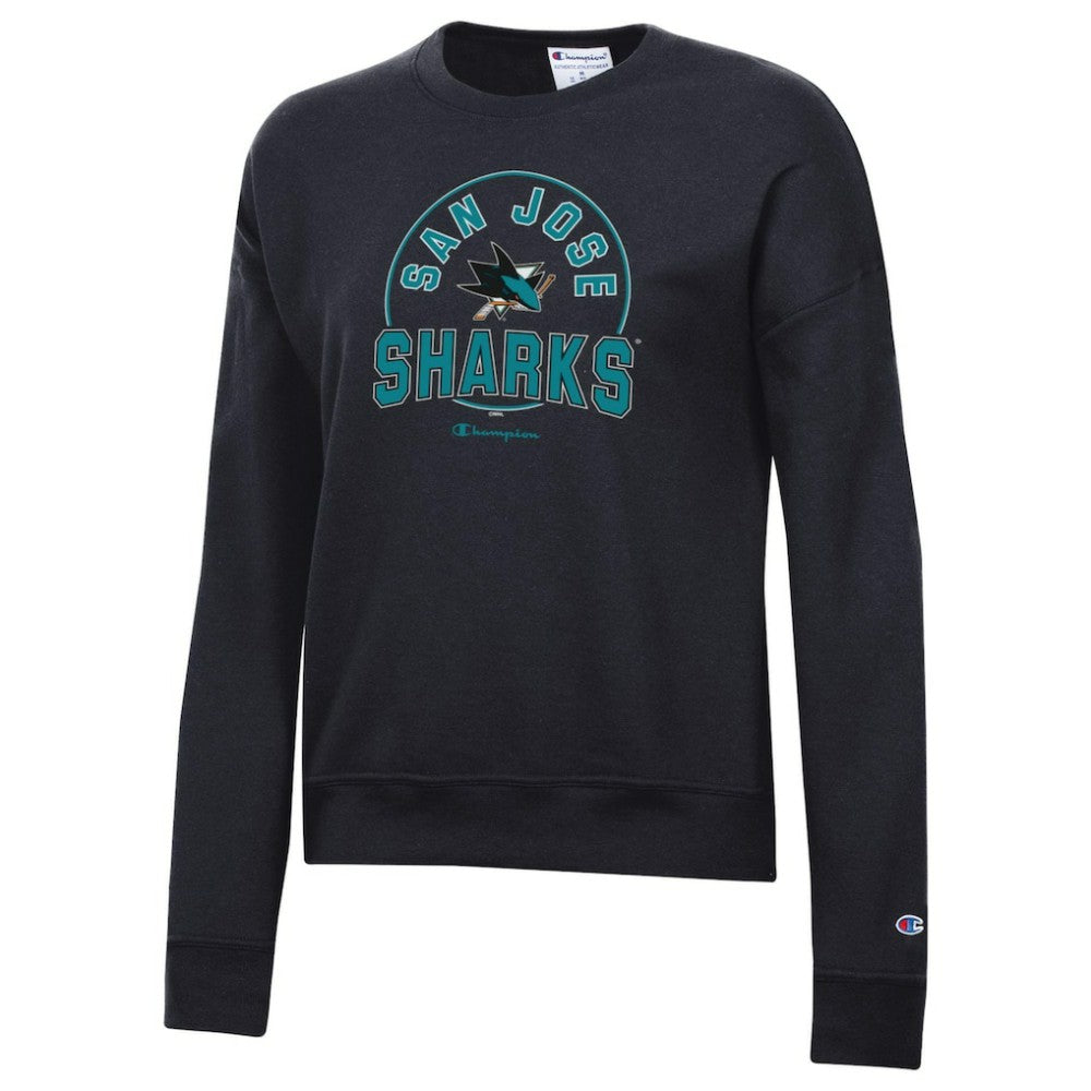 NHL San Jose Sharks Champion Women's Powerblend Pullover Sweatshirt
