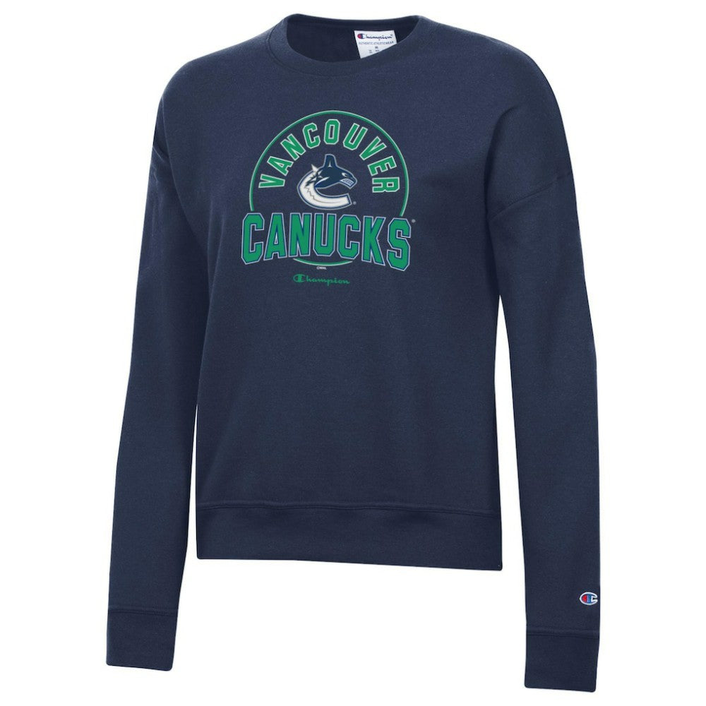 NHL Vancouver Canucks Champion Women's Powerblend Pullover Sweatshirt