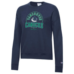 NHL Vancouver Canucks Champion Women's Powerblend Pullover Sweatshirt