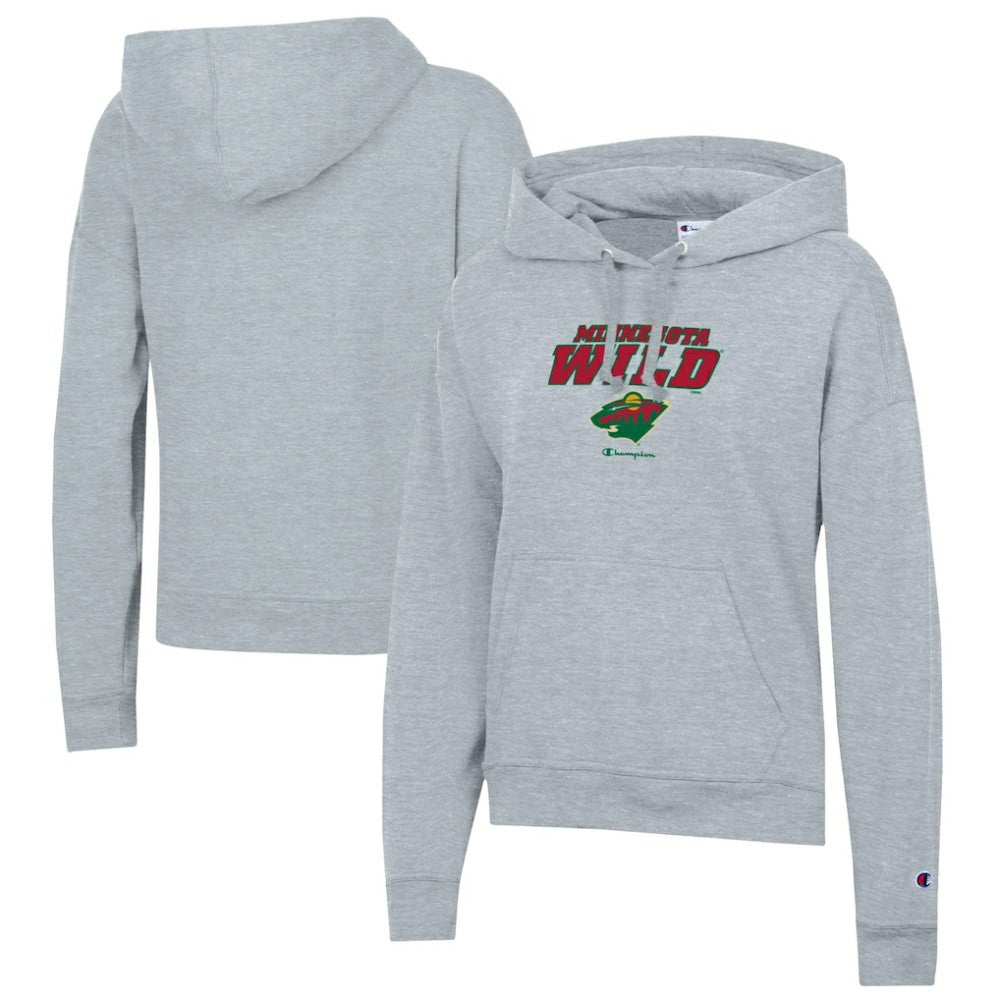 NHL Minnesota Wild Champion Women's Powerblend Fleece Pullover Hoodie