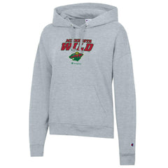 NHL Minnesota Wild Champion Women's Powerblend Fleece Pullover Hoodie