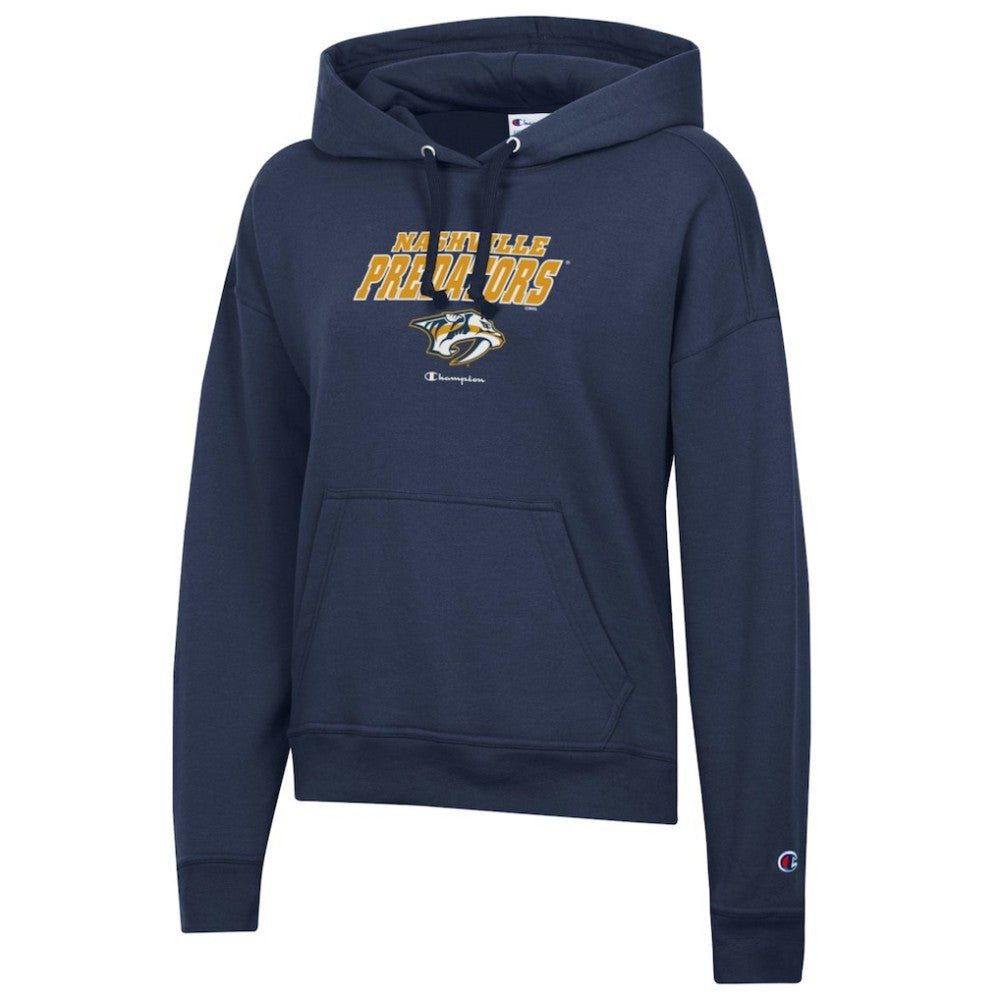 NHL Nashville Predators Champion Women's Powerblend Fleece Pullover Hoodie