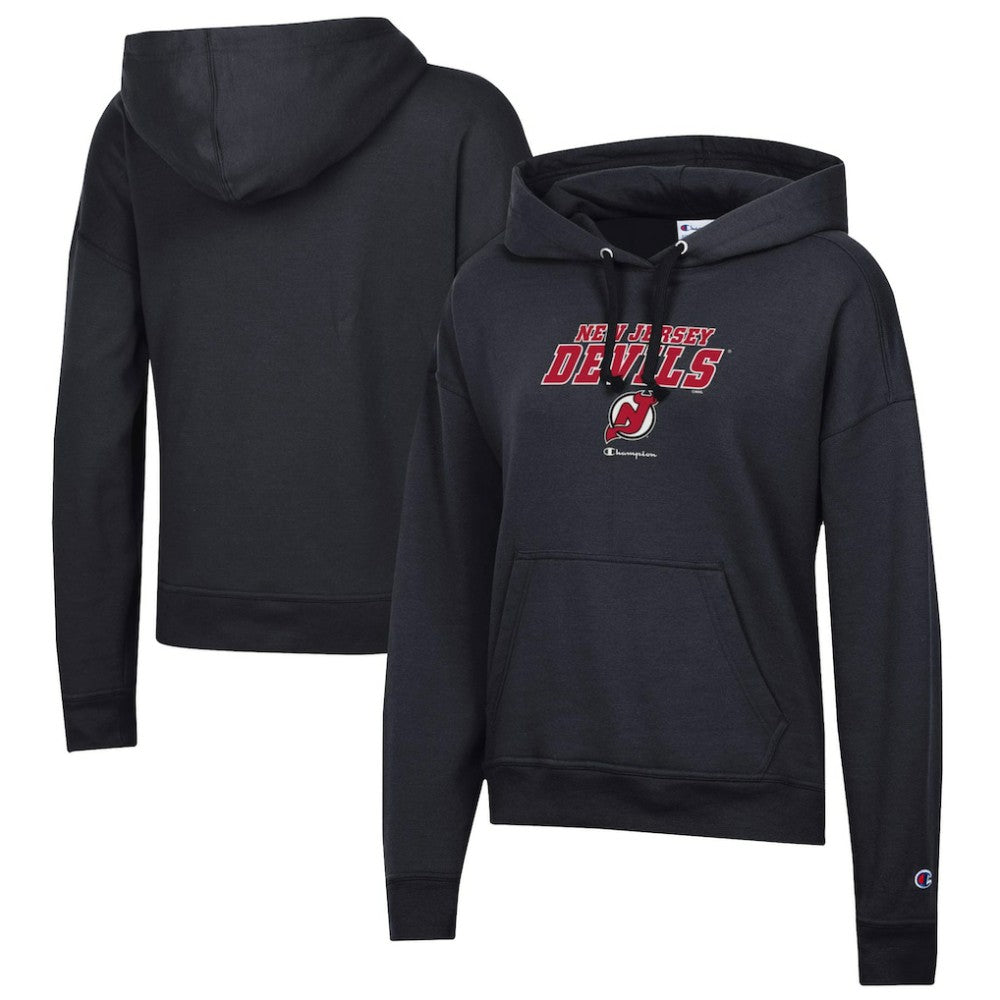 NHL New Jersey Devils Champion Women's Powerblend Fleece Pullover Hoodie