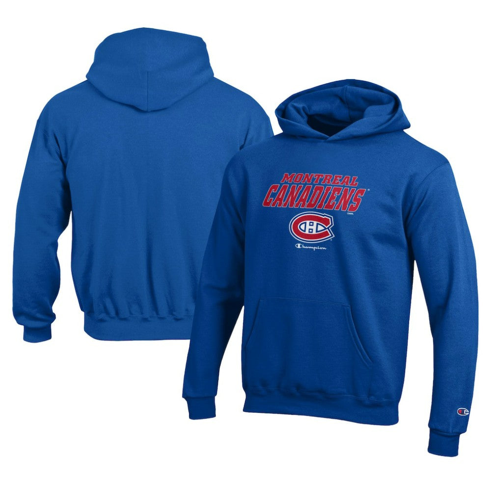 NHL Montreal Canadiens Champion Youth Eco Powerblend Pullover Hoodie