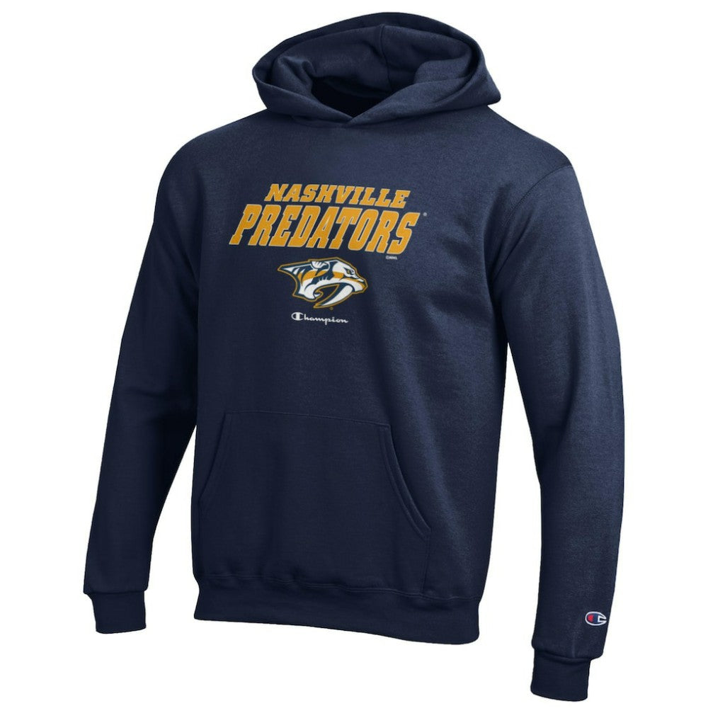 NHL Nashville Predators Champion Youth Eco Powerblend Pullover Hoodie