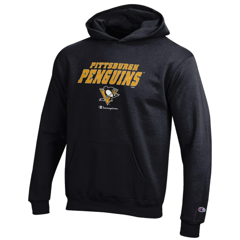 NHL Pittsburgh Penguins Champion Youth Eco Powerblend Pullover Hoodie