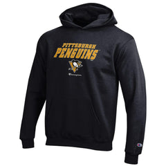 NHL Pittsburgh Penguins Champion Youth Eco Powerblend Pullover Hoodie