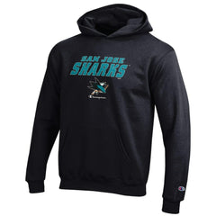 NHL San Jose Sharks Champion Youth Eco Powerblend Pullover Hoodie