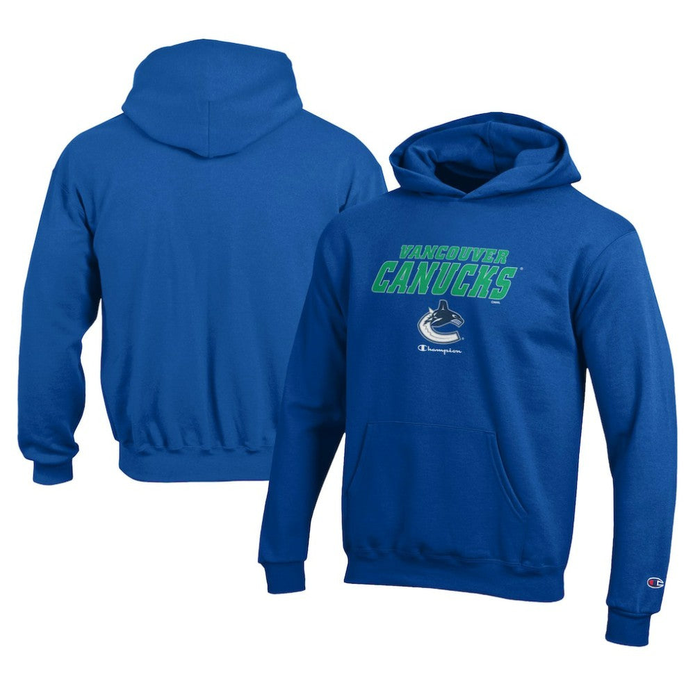 NHL Vancouver Canucks Champion Youth Eco Powerblend Pullover Hoodie
