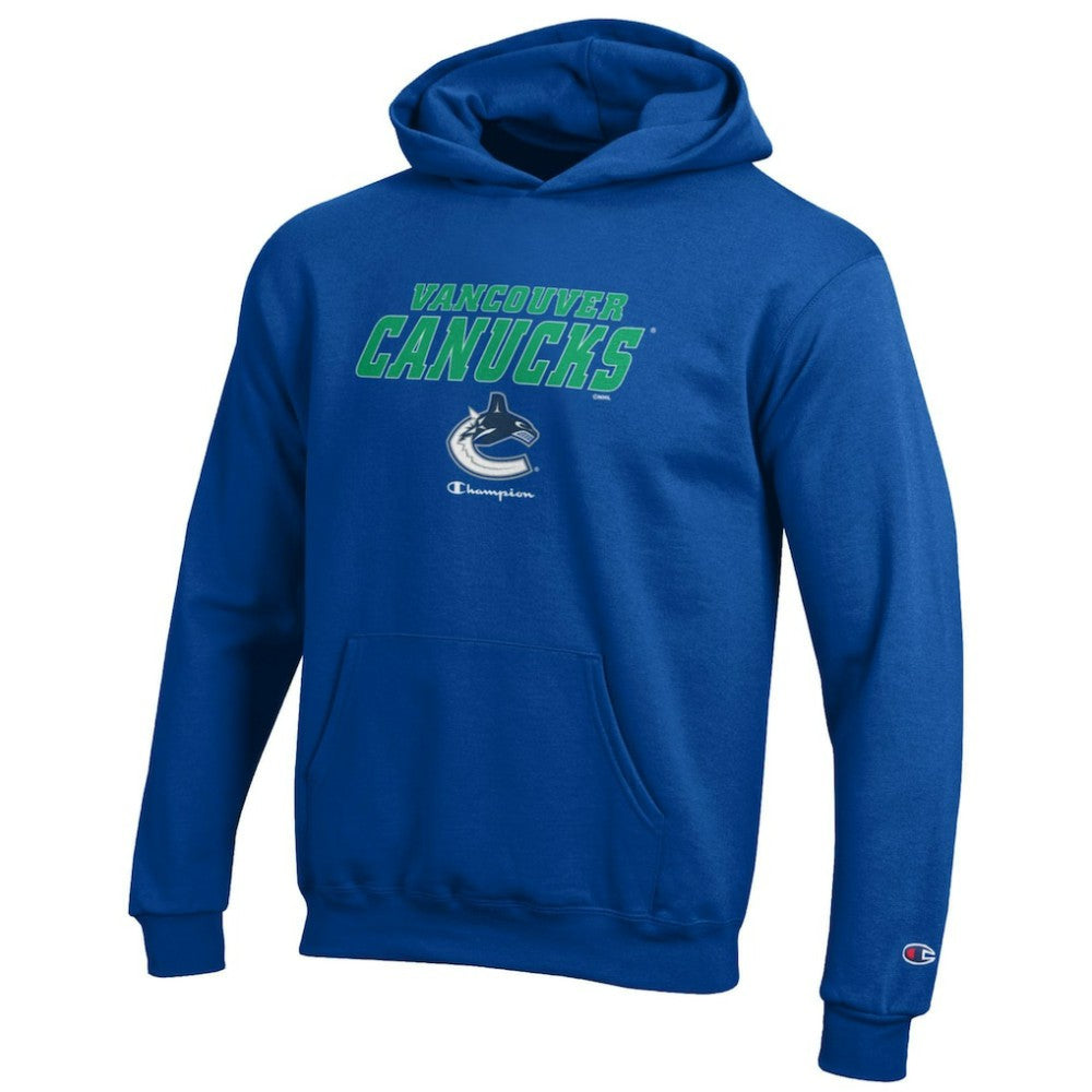 NHL Vancouver Canucks Champion Youth Eco Powerblend Pullover Hoodie