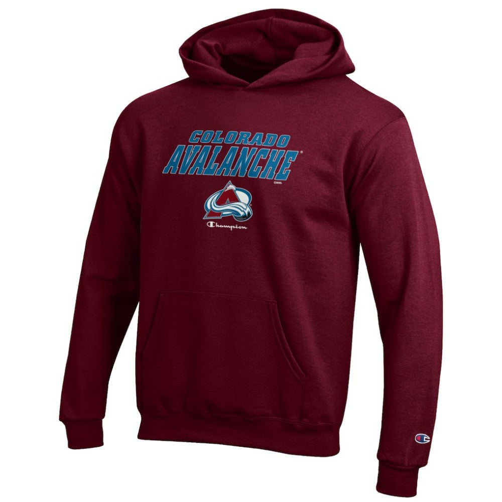 NHL Colorado Avalanche Champion Youth Eco Powerblend Pullover Hoodie